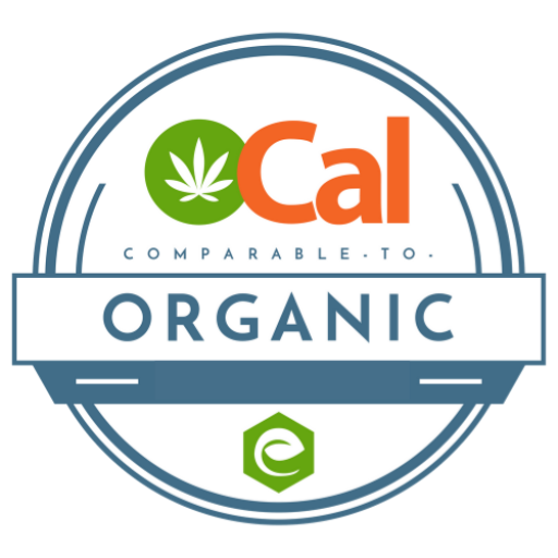 OCal comparable-to-organic certified seal